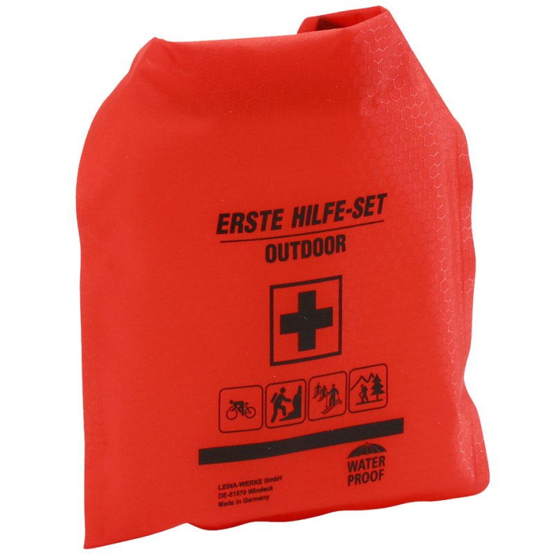 LEINA-WERKE first aid set outdoor, orange, waterproof, 170×40×240 mm